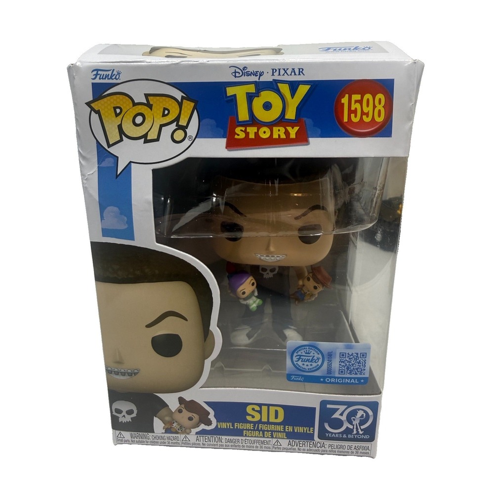 Funko POP Disney Pixar Toy Story Sid Specialty Series 1598 Damaged Box